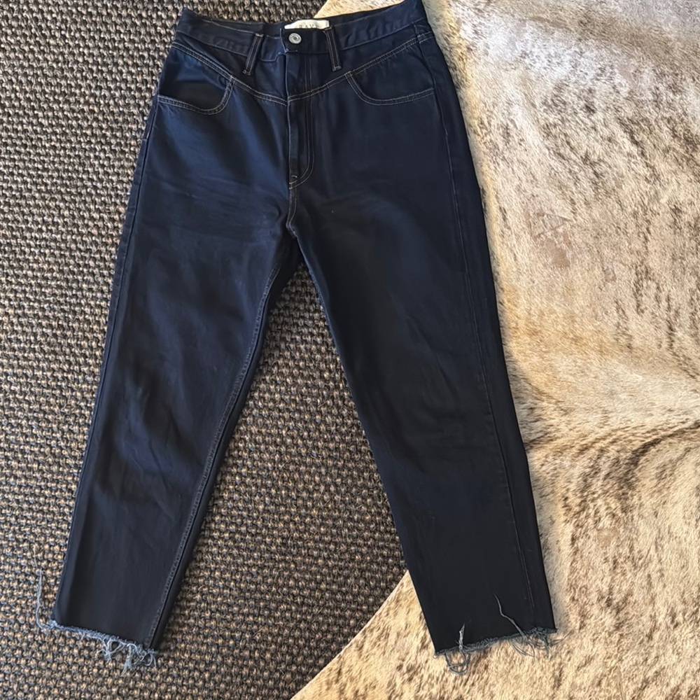 Trave Heidi High Waisted Crop Straight Jeans